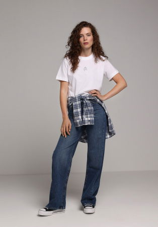 ЖЕНЩИНЫ - Женская Футболка Белая