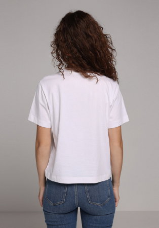 ЖЕНЩИНЫ - Женская Футболка Белая