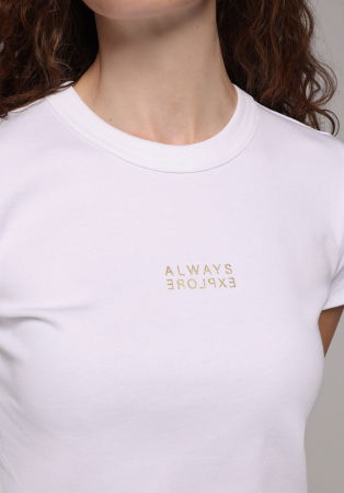 Футболки и Топы - Женская Футболка Белая