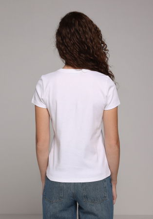 Футболки и Топы - Женская Футболка Белая