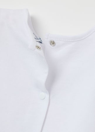 ДЕВОЧКИ - Футболка Для Девочек Белая 0-9 Месяцев