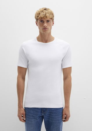 BARBATI - Tricou Alb Fitted Barbati