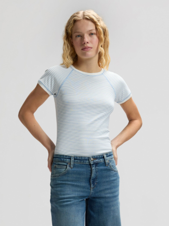 ЖЕНЩИНЫ - Женская Футболка Белая/Мави Slim