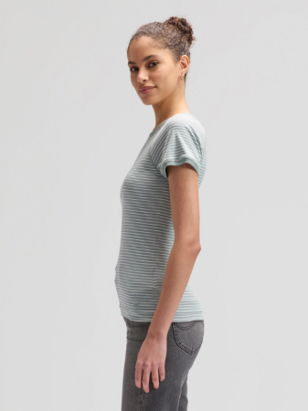 FEMEI - Tricou Gri Deschis Slim Femei