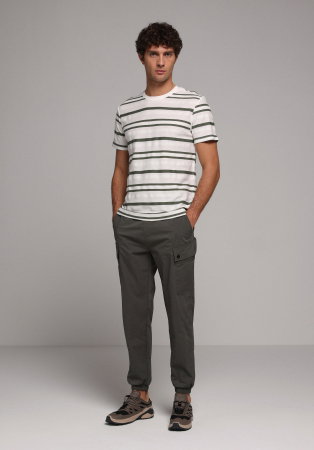 BARBATI - Tricou Alb Regular Barbati