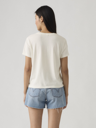 FEMEI - Tricou Alb Regular Femei