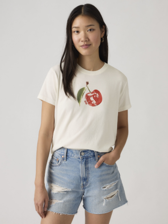 FEMEI - Tricou Alb Regular Femei