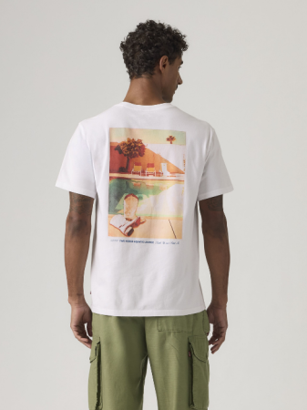 IMBRACAMINTE - Tricou Alb Relaxed Barbati