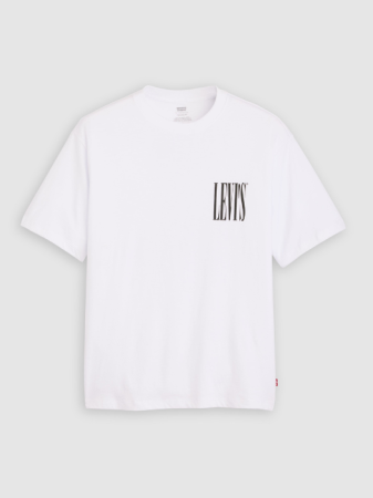 BARBATI - Tricou Alb Relaxed Barbati