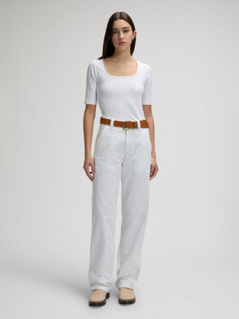 ЖЕНЩИНЫ - Женская Футболка Белая Slim