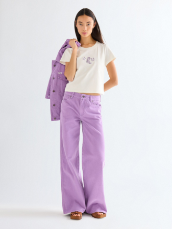 FEMEI - Tricou Alb Slim Femei