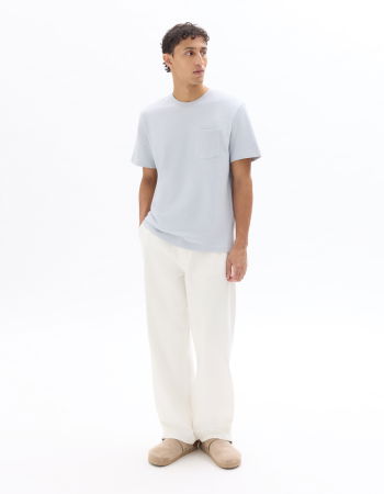 МУЖЧИНЫ - Мужская Футболка Светло-Голубая 