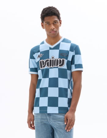 BARBATI - Tricou Albastru Deschis Oversize Barbati