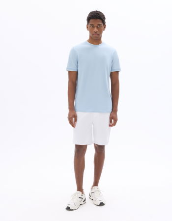 BARBATI - Tricou Albastru Deschis Regular Barbati