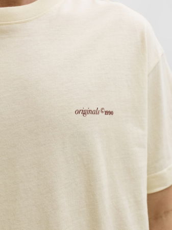 BARBATI - Tricou Alb Loose Barbati