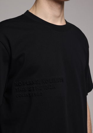 BARBATI - Tricou Antracit Oversize Barbati