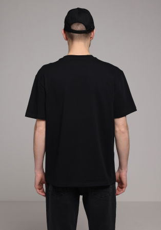 BARBATI - Tricou Antracit Oversize Barbati