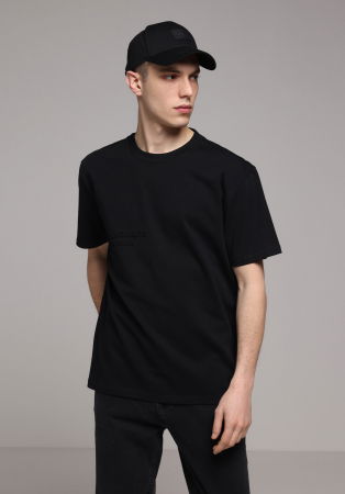 BARBATI - Tricou Antracit Oversize Barbati