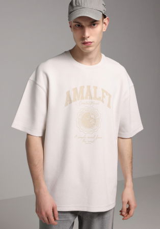 BARBATI - Tricou Bej Barbati