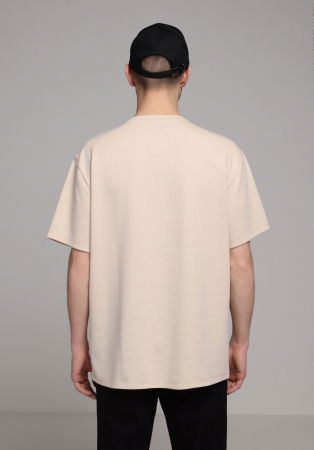 BARBATI - Tricou Bej Barbati