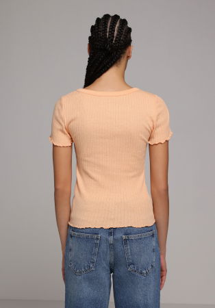 Tricouri si Topuri - Tricou Bej Femei