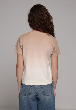 Футболки и Топы - Женская Футболка Бежевая