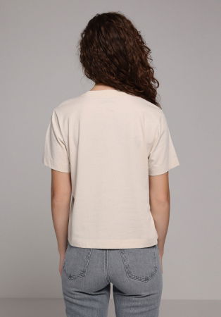 Футболки и Топы - Женская Футболка Бежевая