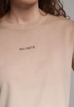 Футболки и Топы - Женская Футболка Бежевая