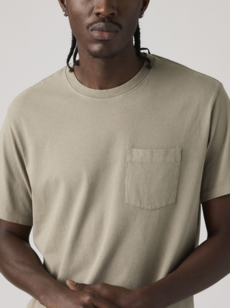 BARBATI - Tricou Bej Relaxed Barbati