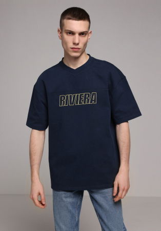 BARBATI - Tricou Navy Barbati