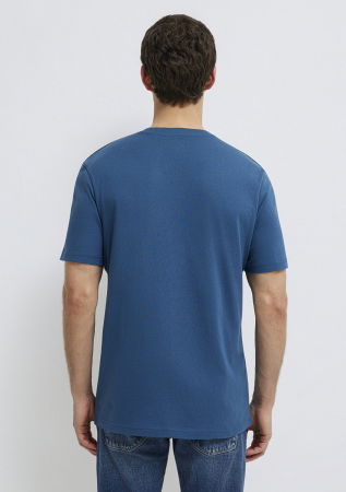 МУЖЧИНЫ - Мужская Футболка Синяя 