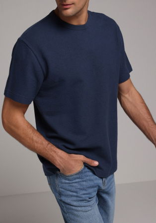 BARBATI - Tricou Navy Comfort Barbati