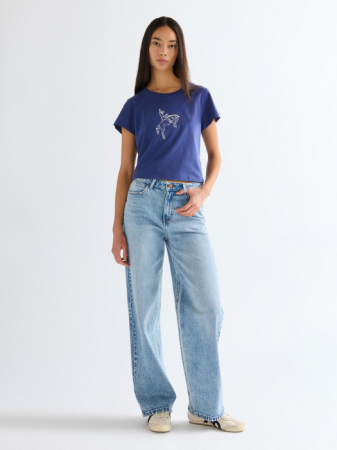 FEMEI - Tricou Blue Slim Femei