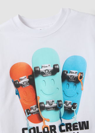 МАЛЬЧИКИ - Футболка Для Мальчиков Bright White 3-10 Лет