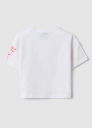 ДЕВОЧКИ - Футболка Для Девочек Bright White 3-10 Лет