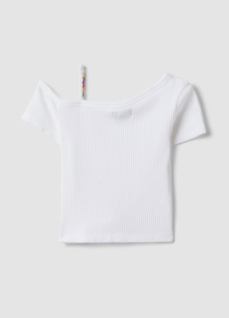 Tricouri, Polo si Topuri - Tricou Brilliant White Fete 3-10 Ani