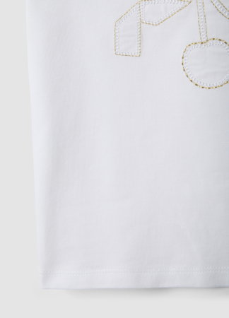 Tricouri, Polo si Topuri - Tricou Brilliant White Fete 3-10 Ani