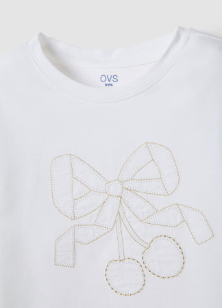 Tricouri, Polo si Topuri - Tricou Brilliant White Fete 3-10 Ani