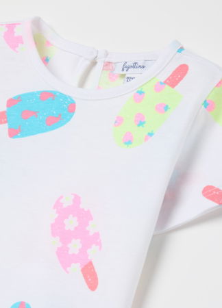 ДЕВОЧКИ - Футболка Для Девочек Brilliant White 9-36 Месяцев