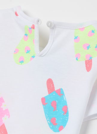 ДЕВОЧКИ - Футболка Для Девочек Brilliant White 9-36 Месяцев