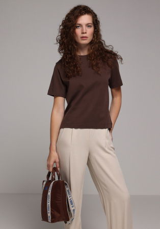 FEMEI - Tricou Cafeniu  Femei