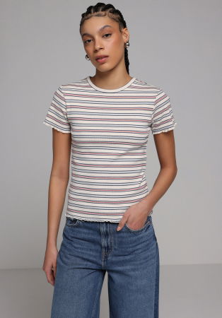 FEMEI - Tricou Cafeniu  Femei