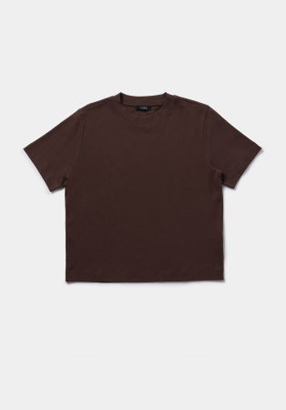 FEMEI - Tricou Cafeniu  Femei