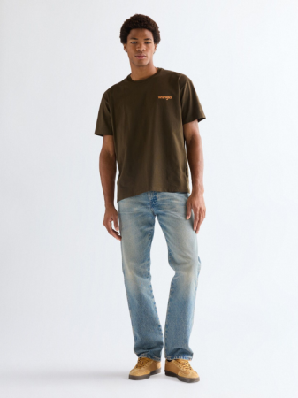 BARBATI - Tricou Cafeniu Vintage Barbati