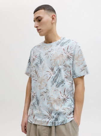 BARBATI - Tricou Albastru Regular Barbati