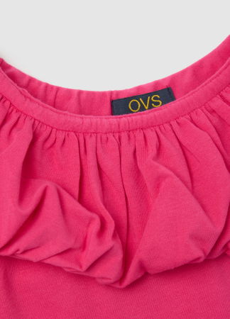  Tricouri si Polo - Tricou Ciclamen Fete 3-10 Ani