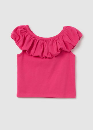  Tricouri si Polo - Tricou Ciclamen Fete 3-10 Ani