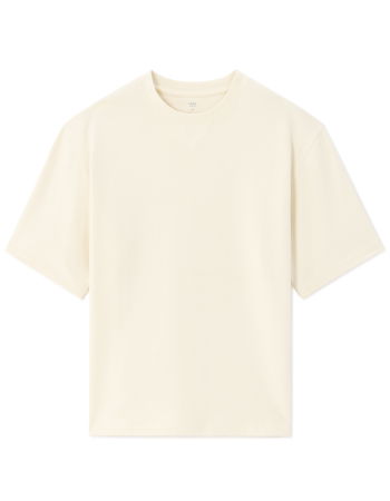 BARBATI - Tricou Crem Oversize Barbati