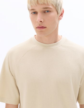 BARBATI - Tricou Ecru Oversize Barbati