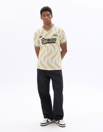 BARBATI - Tricou Bej Oversize Barbati